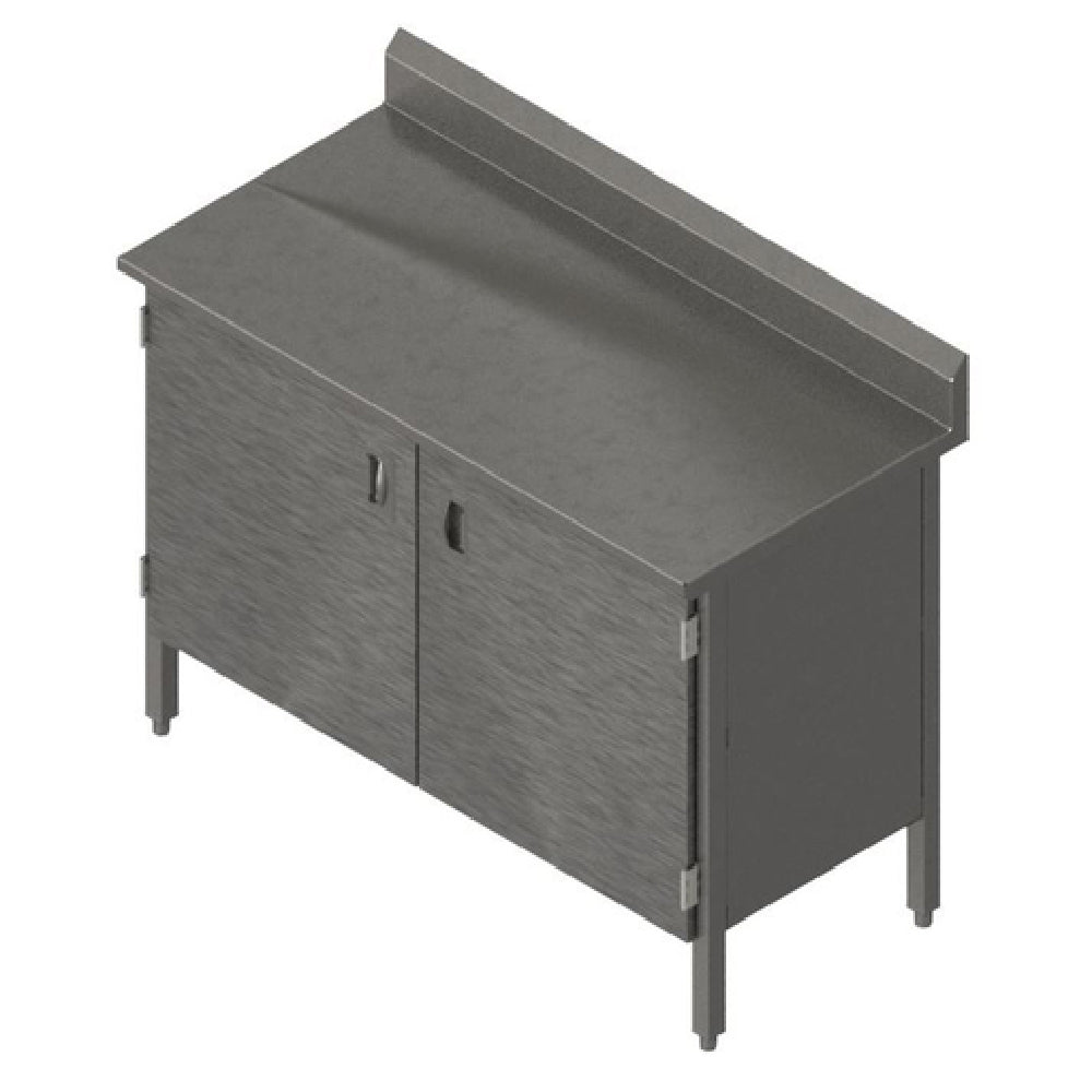 John Boos EBHS6R5-3072 Work Table Cabinet Base With Hinged Doors 72"W X 30"D