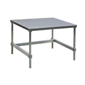 New Age Industrial 12436GS Equipment Stand 36"W X 24"D X 24"H Removable 12 Gauge Top With Marine Edge