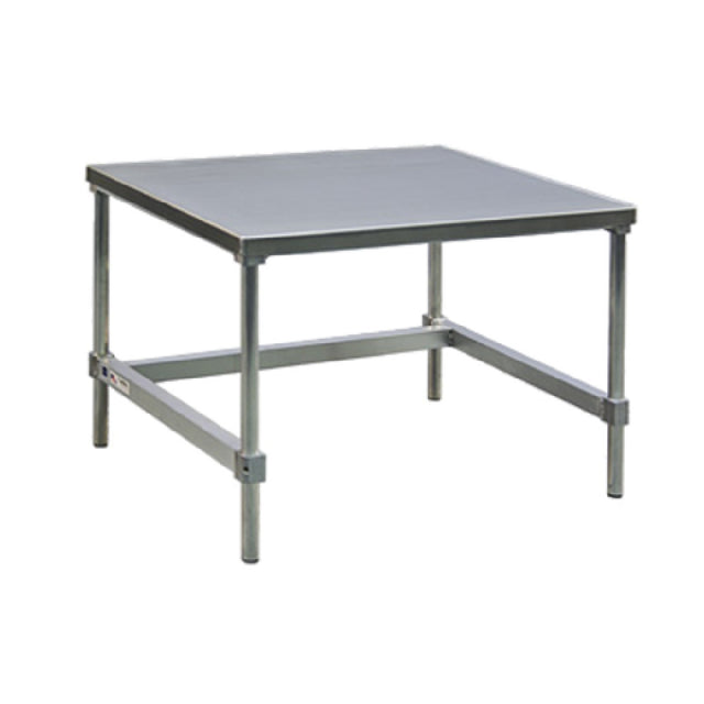 New Age Industrial 12436GS Equipment Stand 36"W X 24"D X 24"H Removable 12 Gauge Top With Marine Edge