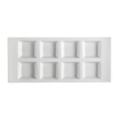 CAC China CN-8T13 CN Divided Side Dish Plate 1 Oz. Per Compartment