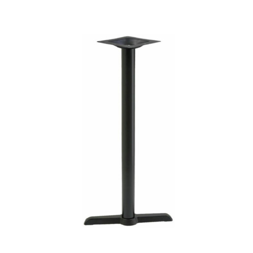Hubert 88695 - CenPro End Column Table Base, 22", 3" Bar Height Column With Welded Spider