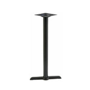 Hubert 88695 - CenPro End Column Table Base, 22", 3" Bar Height Column With Welded Spider