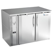 Victory VBB48HC-S - Back Bar Refrigerator, Two-section, 48"W X 30-1/8"D X 34"H