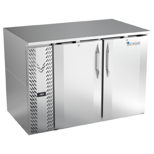 Victory VBB48HC-S - Back Bar Refrigerator, Two-section, 48"W X 30-1/8"D X 34"H