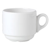 Steelite 11010154 Atlanta Stack Cup 7.5 Oz 4.25" X 3.125" X 2.63"