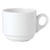 Steelite 11010154 Atlanta Stack Cup 7.5 Oz 4.25" X 3.125" X 2.63"
