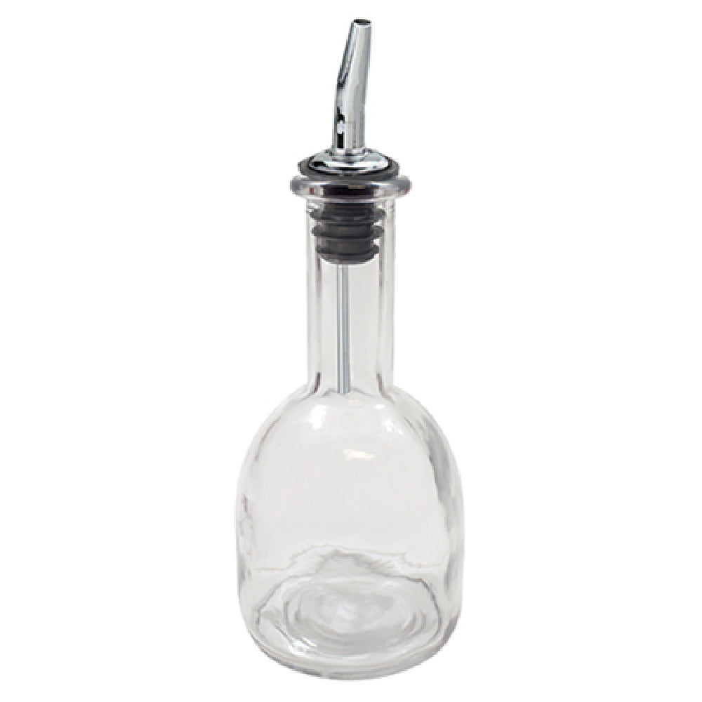 TableCraft Products 10404 - Oil & Vinegar Bottle, 10 Oz., With Stainless Steel Pourer (599P)