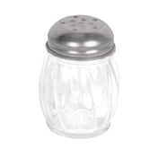 Thunder Group GLTWCS006P Cheese Shaker 6 Oz. Capacity Swirled Glass Base