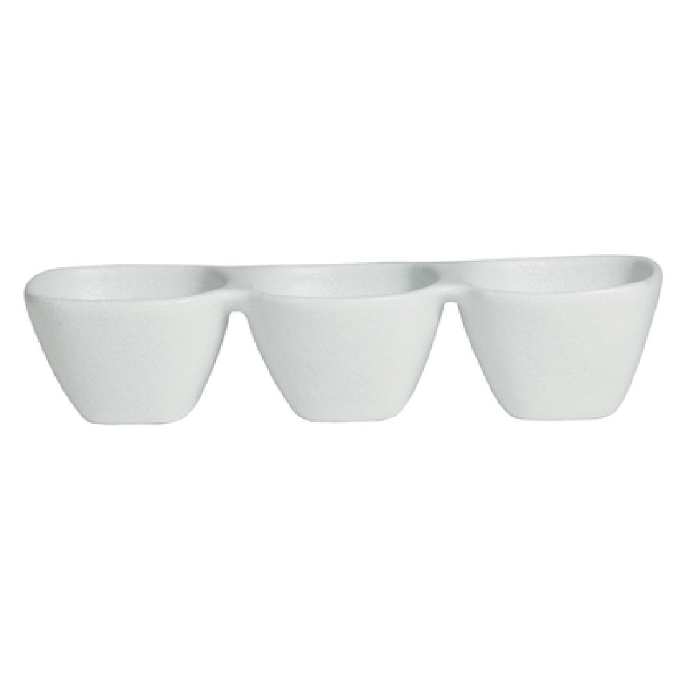 GET Enterprises BS302-MOD Bugambilia® Condiment Bowl 3-division 20-1/4 Oz.