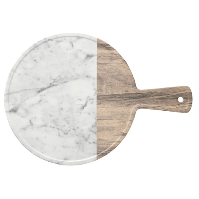 Libbey MWM-12-RH (Formerly World Tableware) Serving Board 12" Dia. X 1/2"H Round