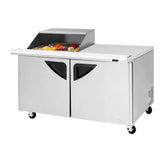 Turbo Air TST-60SD-12M-N-SL(-LW) Super Deluxe Sandwich/Salad Mega Top Unit With Slide-Back Lid