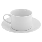 10 Strawberry St RW0009 - Can Cup & Saucer Set, 8 Oz., Microwave/dishwasher Safe