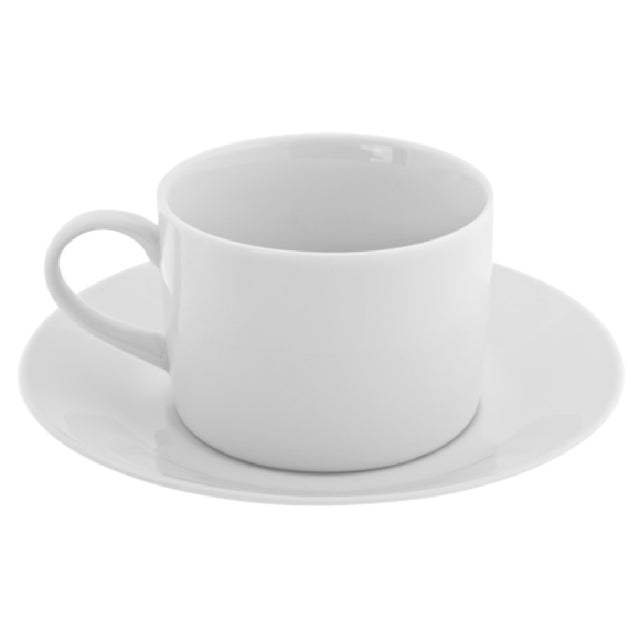 10 Strawberry St RW0009 - Can Cup & Saucer Set, 8 Oz., Microwave/dishwasher Safe
