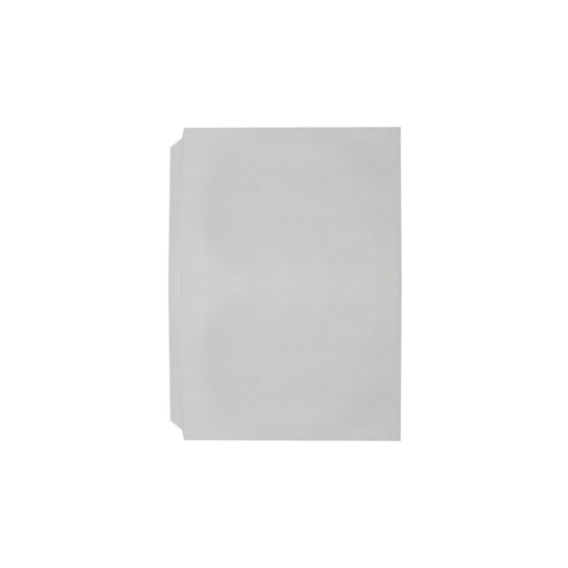 Risch PAGEPRO 5.5X8.5 Vinyl 3-Hole Punched Page Protector 5-1/2" X 8-1/2" Holds Two Pieces Of Paper Inside A 3-ring Or Screwpost Binder