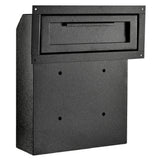 Alpine Industries ADI631-06-BLK Through-The-Door Safe Drop Box 12" X 6" X 15" H
