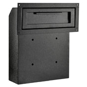 Alpine Industries ADI631-06-BLK Through-The-Door Safe Drop Box 12" X 6" X 15" H