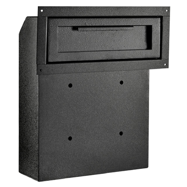 Alpine Industries ADI631-06-BLK Through-The-Door Safe Drop Box 12" X 6" X 15" H