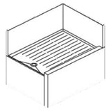 Perlick TS90RIC TS Series Underbar Inside Corner Drainboard 24"W X 18-9/16"D Drainboard Top