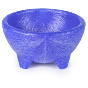 HS Inc NHS1006D-AZ Molcajete Mediano Doble 10 Oz. 4" Dia. X 2-1/2" Deep