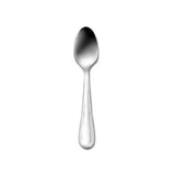 1880 Hospitality 1336SADF Oneida® A.D. Coffee Spoon 4-1/2" Linear Grooved Teardrop Shaped Handle