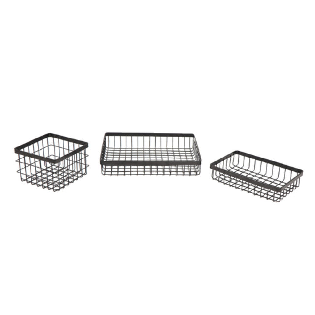 GET Enterprises WB-664-MG Urban Renewal™ Wire Basket 6“ X 6" X 4“ Square