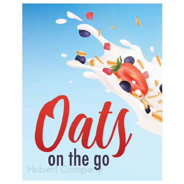 Hubert 72255 - Magnetic Sign, "oats On The Go", 17"L X 21-1/2"H