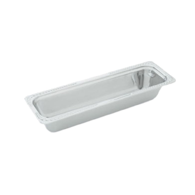 Vollrath 8230920 Miramar™ Decorative Food Pan 1/2 Size Long 20-15/16"W X 6-1/2"D X 4"H