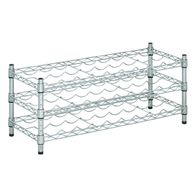 Hubert 12818 - Kratos Wire Wine Rack, 36"W X 14"D X 14"H, Countertop
