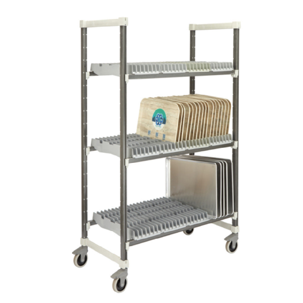 Cambro EXMU244878DRPKG Camshelving Elements XTRA Series Mobile Drying Rack Cart