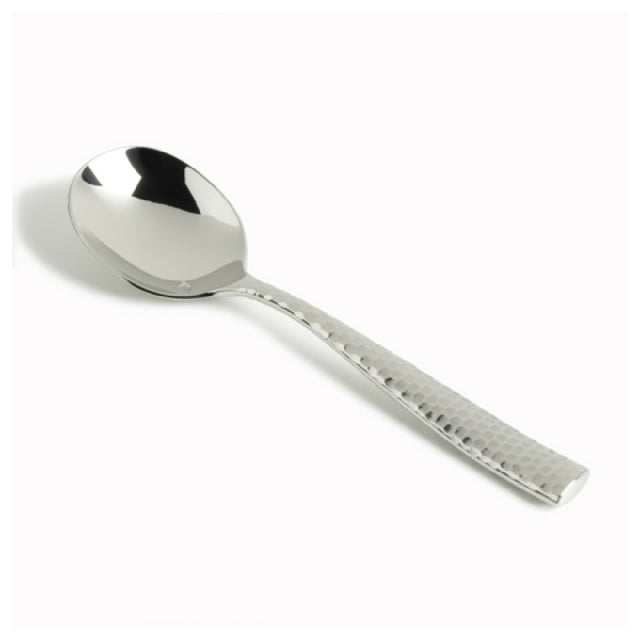 Fortessa 1.5.102.FC.003 Lucca Faceted Bouillon Spoon 8.2" (20.9cm) Dishwasher Safe