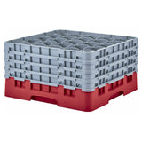 Cambro 25S900163 Camrack® Glass Rack With (4) Soft Gray Extenders Full Size