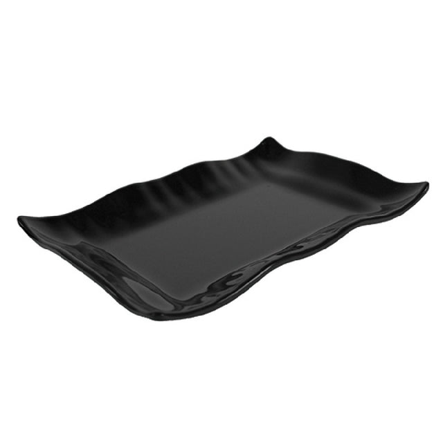 BauscherHepp TB90595 Wavy Platter Base 7-11/16" X 11-3/10" X 1-9/16"H Flat
