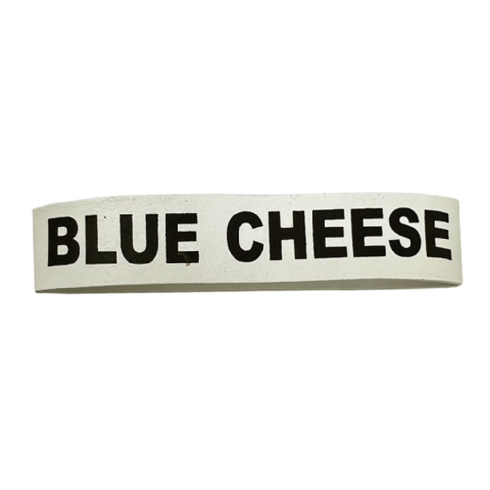 Service Ideas FBBLEUCHEESEWB Flavor Band For "BLEU CHEESE" In White
