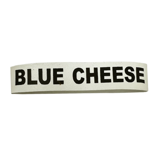 Service Ideas FBBLEUCHEESEWB Flavor Band For "BLEU CHEESE" In White