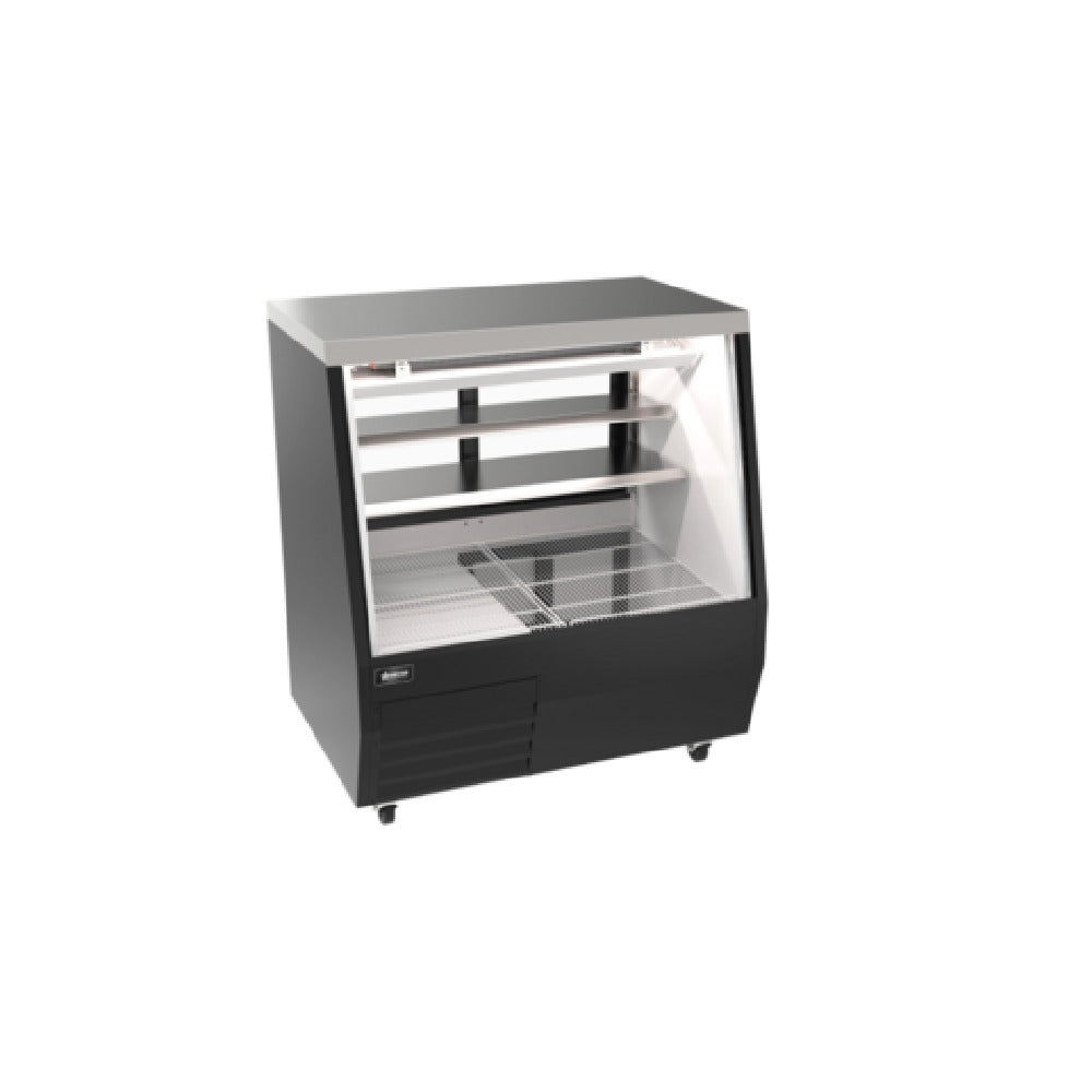 Omcan 50104 (RS-CN-0050D-BK) Refrigerated Deli Display Case Floor Model 50"W