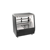 Omcan 50104 (RS-CN-0050D-BK) Refrigerated Deli Display Case Floor Model 50"W