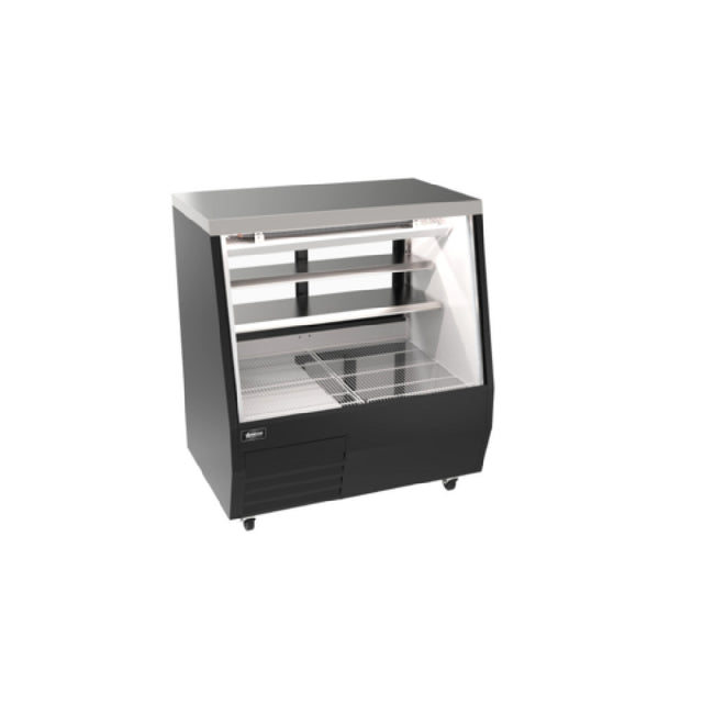 Omcan 50104 (RS-CN-0050D-BK) Refrigerated Deli Display Case Floor Model 50"W