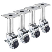 Krowne 28-117S Krowne Adjustable Height Plate Caster 8-1/2" To 10-1/2" Height Adjustment