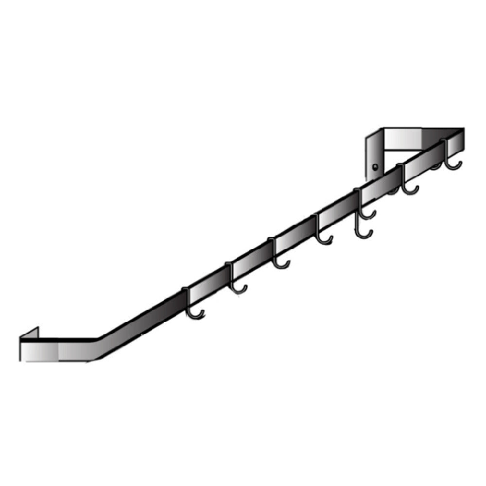 Winholt SSWMPR-4816-S Pot Racks Wall Mount 48"W
