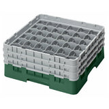Cambro 36S638119 Camrack® Glass Rack With (3) Soft Gray Extenders Full Size