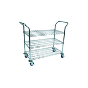 John Boos CWC-1836-3-X Bussing Cart (3) 36"W X 18"D Shelves Numbered Posts