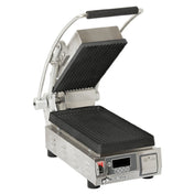 Star PGT7IEA-120V Pro-Max 2.0® Sandwich Grill 7.5" W X 14.2"D Grooved Cast Iron Cooking Surface