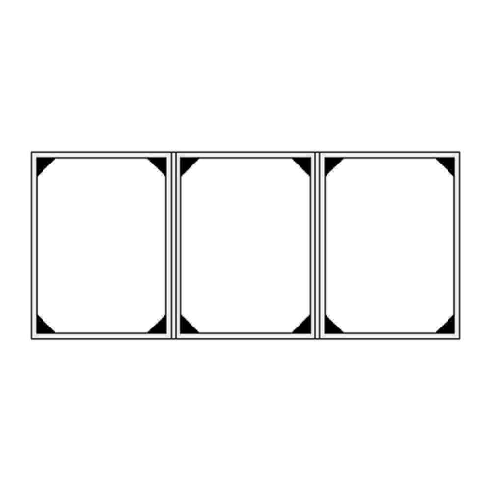 Risch VINO-3V 8.5X11 Vino Padded Faux-cork Menu Cover (specify Color) 8-1/2" X 11"