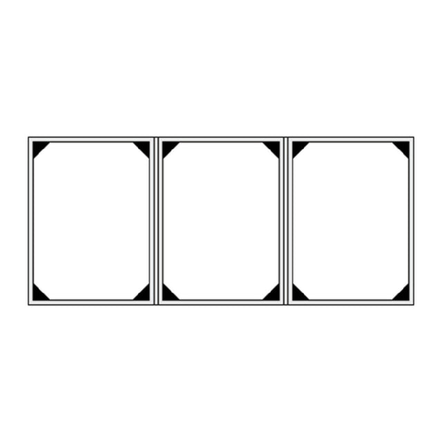 Risch RIO-3V 8.5X14 Rio Hardback Reptilian Pattern Menu Cover (specify Color) 8-1/2" X 14"