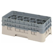 Cambro 17HS434184 Camrack® Glass Rack With (2) Soft Gray Extenders Half Size