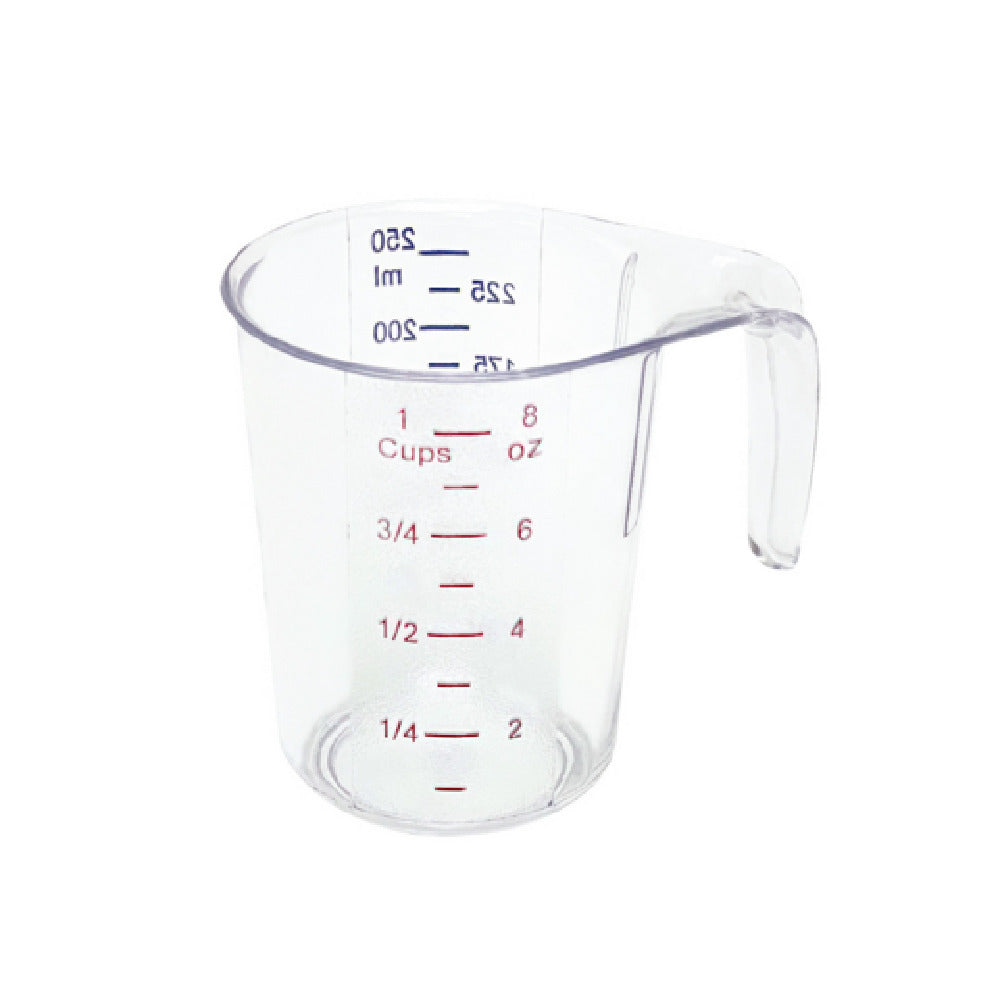 CAC China MCBK-25 Measuring Cup 1 Cup/25-250 ML Molded-in Thumb-grip Handle