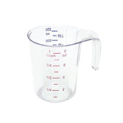 CAC China MCBK-25 Measuring Cup 1 Cup/25-250 ML Molded-in Thumb-grip Handle