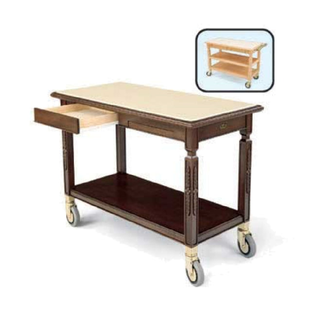 Forbes Industries 5520 Service Cart Open Avonite Top