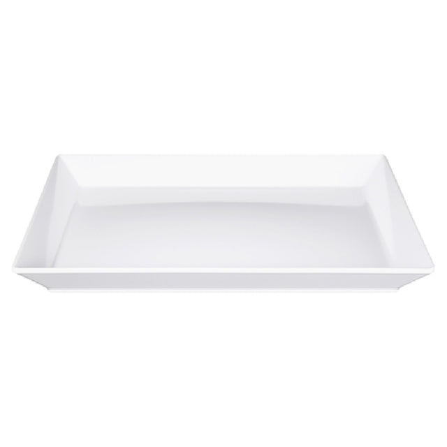 Elite Global Solutions M1512B-W Serving Platter 15"L X 12"W X 1-1/2"H With Bump