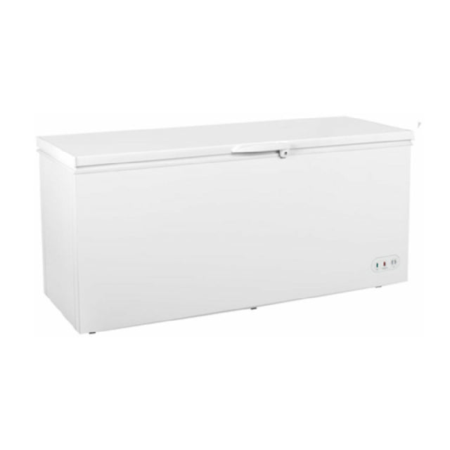 Hubert 69K-749 - Kratos® Solid Top Chest Freezer, 19.4 Cu. Ft. Capacity, R-134A Refrigerant